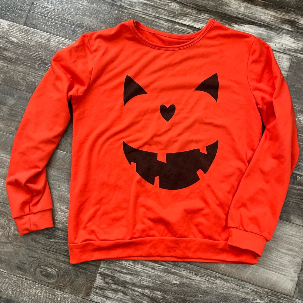 Womens pumpkin long sleeve / sweatshirt